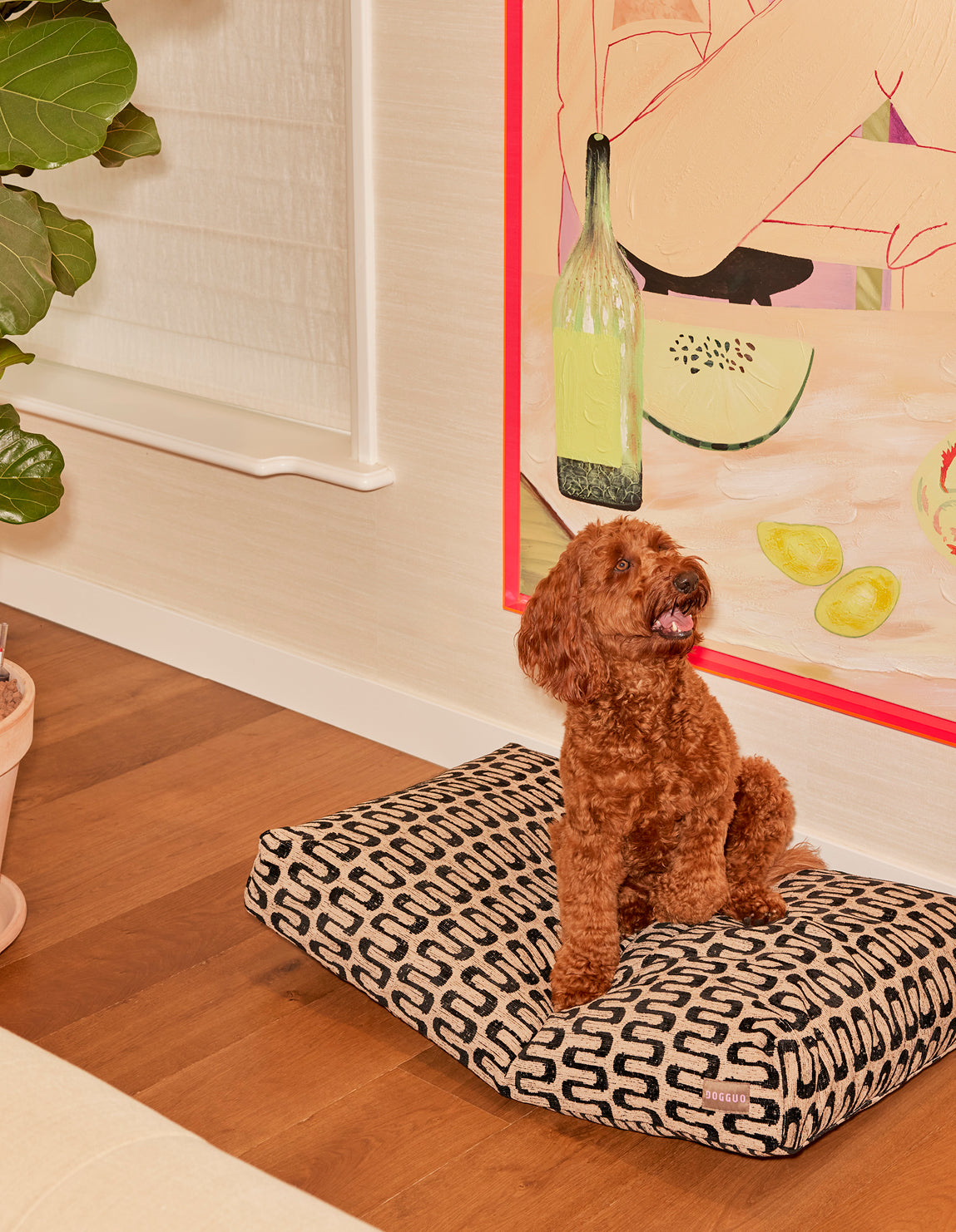 Retro wave dog bed - Afbeelding 7