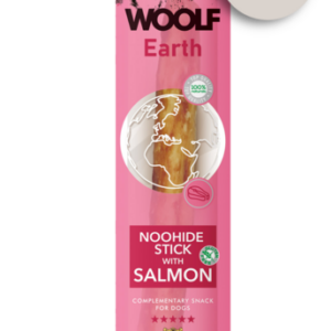 Woolf Earth Noohide Xl Stick With Salmon 85G