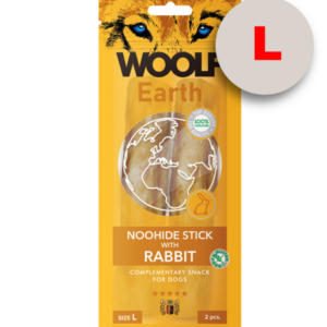 Woolf Earth Noohide L Stick With Rabbit 85G