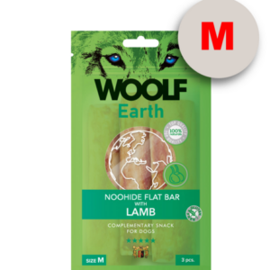Woolf Earth Noohide M Flat Bar With Lamb 90G