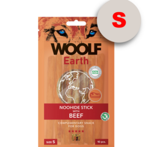 Woolf Earth Noohide S Stick With Beef 90G