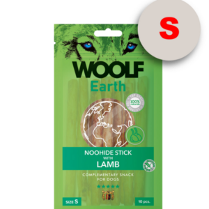 Woolf Earth Noohide S Stick With Lamb 90G