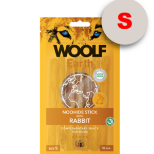 Woolf Earth Noohide S Stick With Rabbit 90G