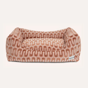 Retro wave sofa dog bed