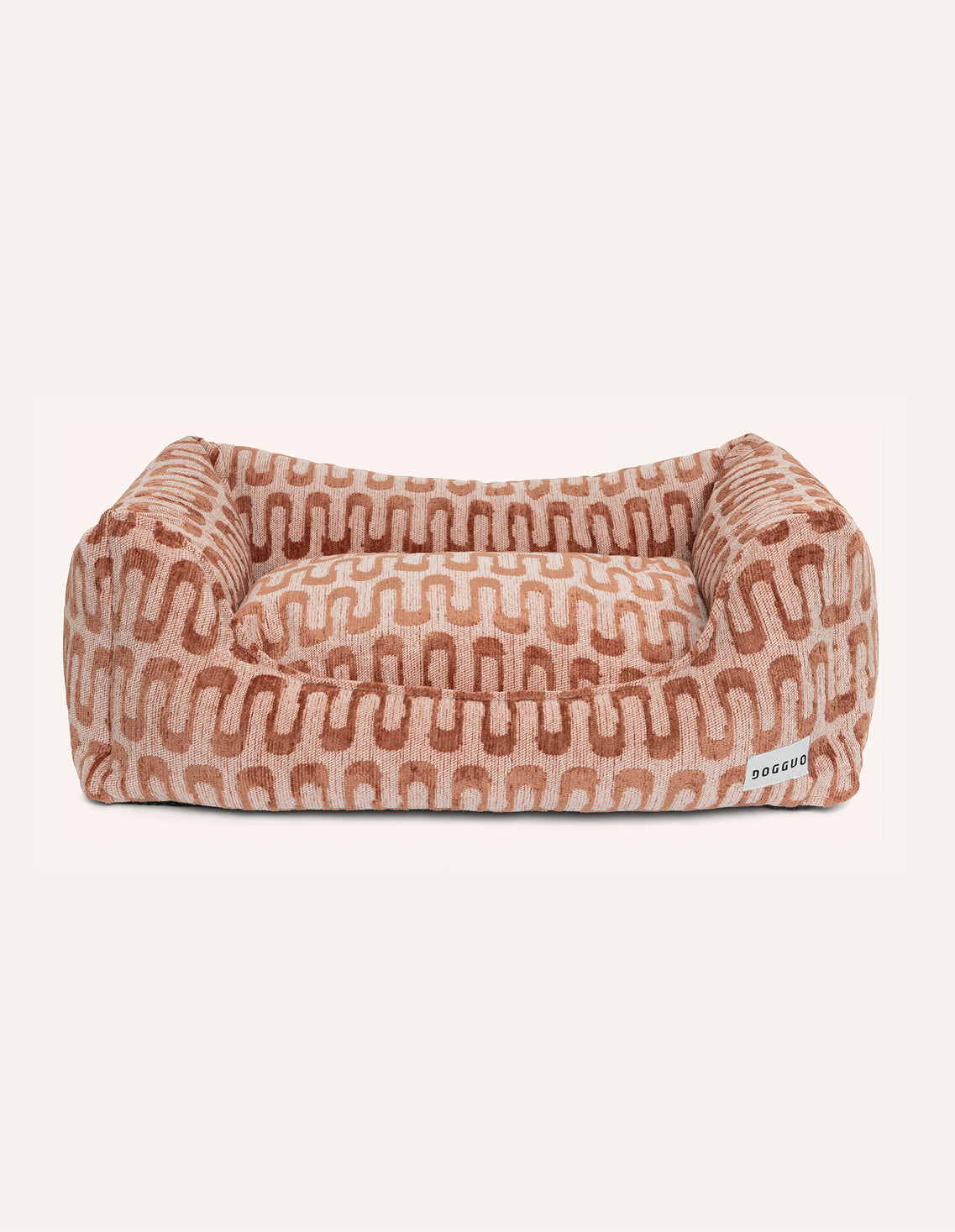 Retro wave sofa dog bed