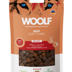WOOLF Soft Cubes - Beef (monoprotein) 100g