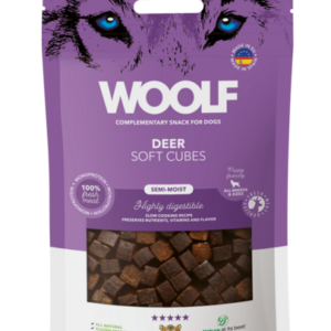 WOOLF Soft Cubes - Deer (monoprotein) 100g