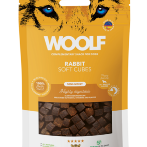 WOOLF Soft Cubes - Rabbit (monoprotein) 100g