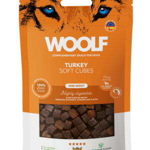 WOOLF Soft Cubes - Turkey (monoprotein) 100g