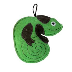 Kiwi Walker Leather toy - Chameleon GROEN