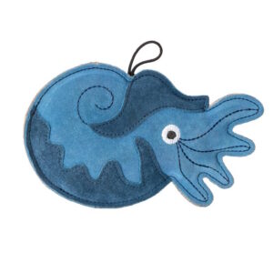 Kiwi Walker Leather toy - Nautilus BLAUW