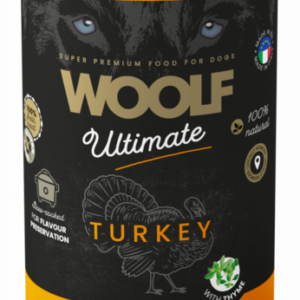 WOOLF ULTIMATE CANNED DOGFOOD - Turkey with Thyme 400 gr