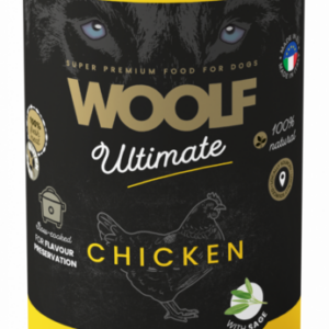 WOOLF ULTIMATE CANNED DOGFOOD - Chicken with Sage 400 gr