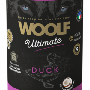 WOOLF ULTIMATE CANNED DOGFOOD - Duck with Coconut oil 400 gr
