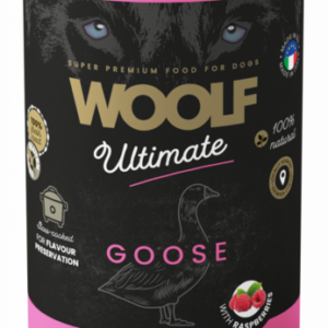 WOOLF ULTIMATE CANNED DOGFOOD - Goose with Raspberry 400 gr