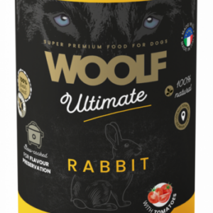 WOOLF ULTIMATE CANNED DOGFOOD - Rabbit with Tomato 400 gr