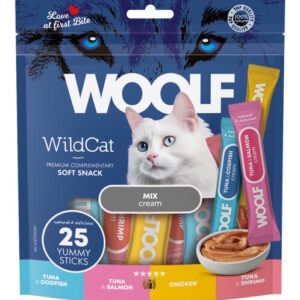 WOOLF WILDCAT Cream - Mix flavour 25x14 gr