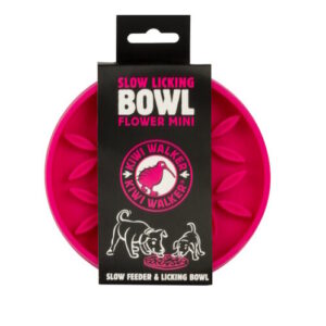 Flower Mini Slow-Licking Bowl - Pink
