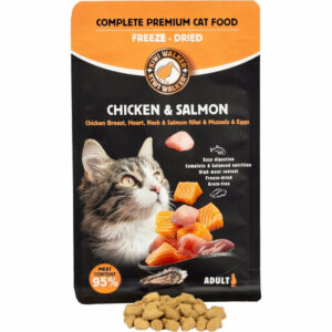 Complete Cat Food Freeze Dried Chicken and Salmon 150 GR