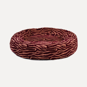 Ethnic round dog bed