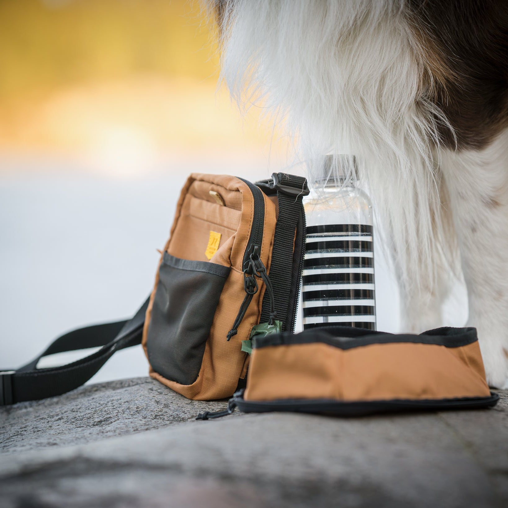 Hydration Shoulder Bag Wood Brown Mix - Afbeelding 4