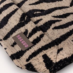 Zebra - seperate cover for flat dog bed