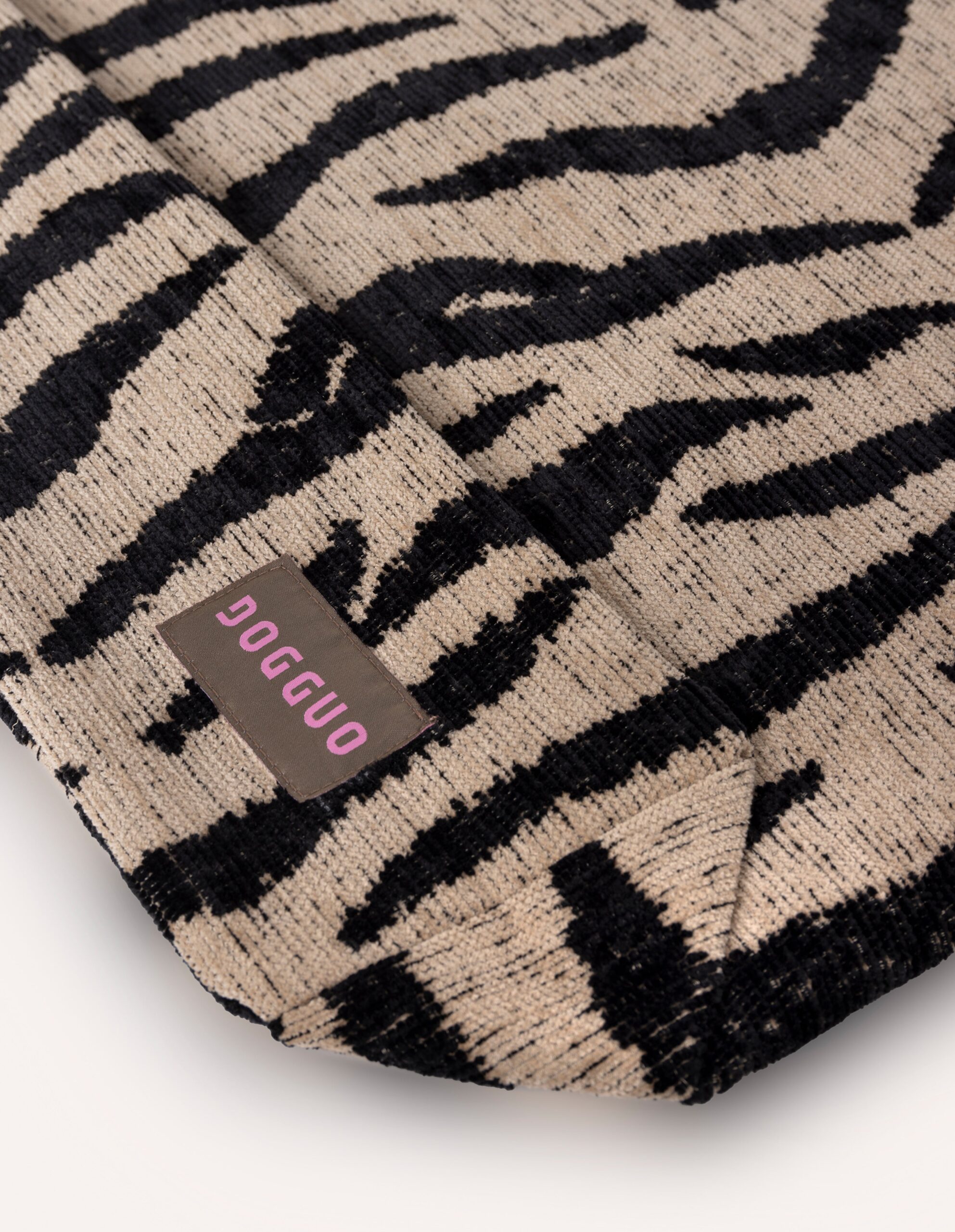 Zebra - seperate cover for flat dog bed