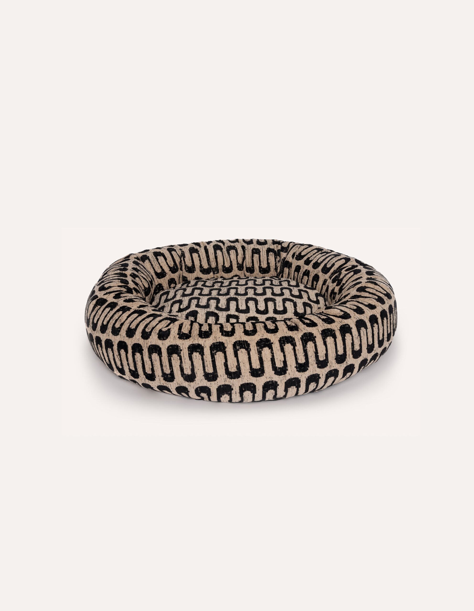 Retro wave round bed