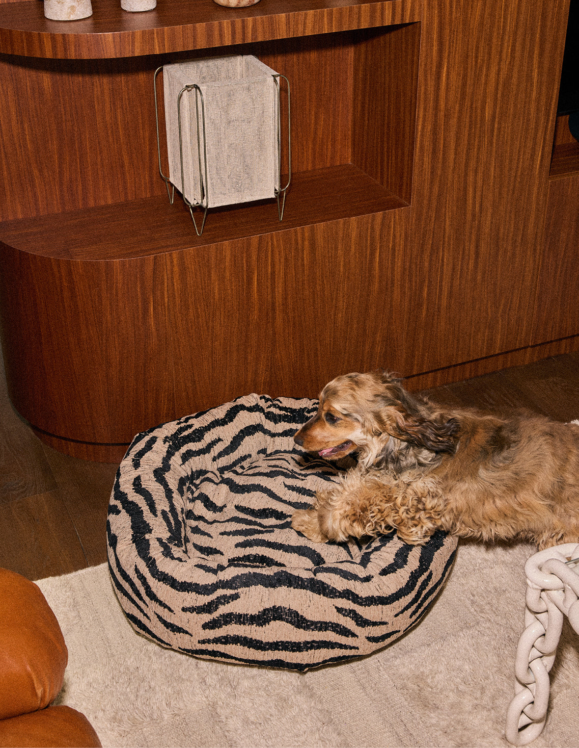 Zebra round dog bed - Afbeelding 2