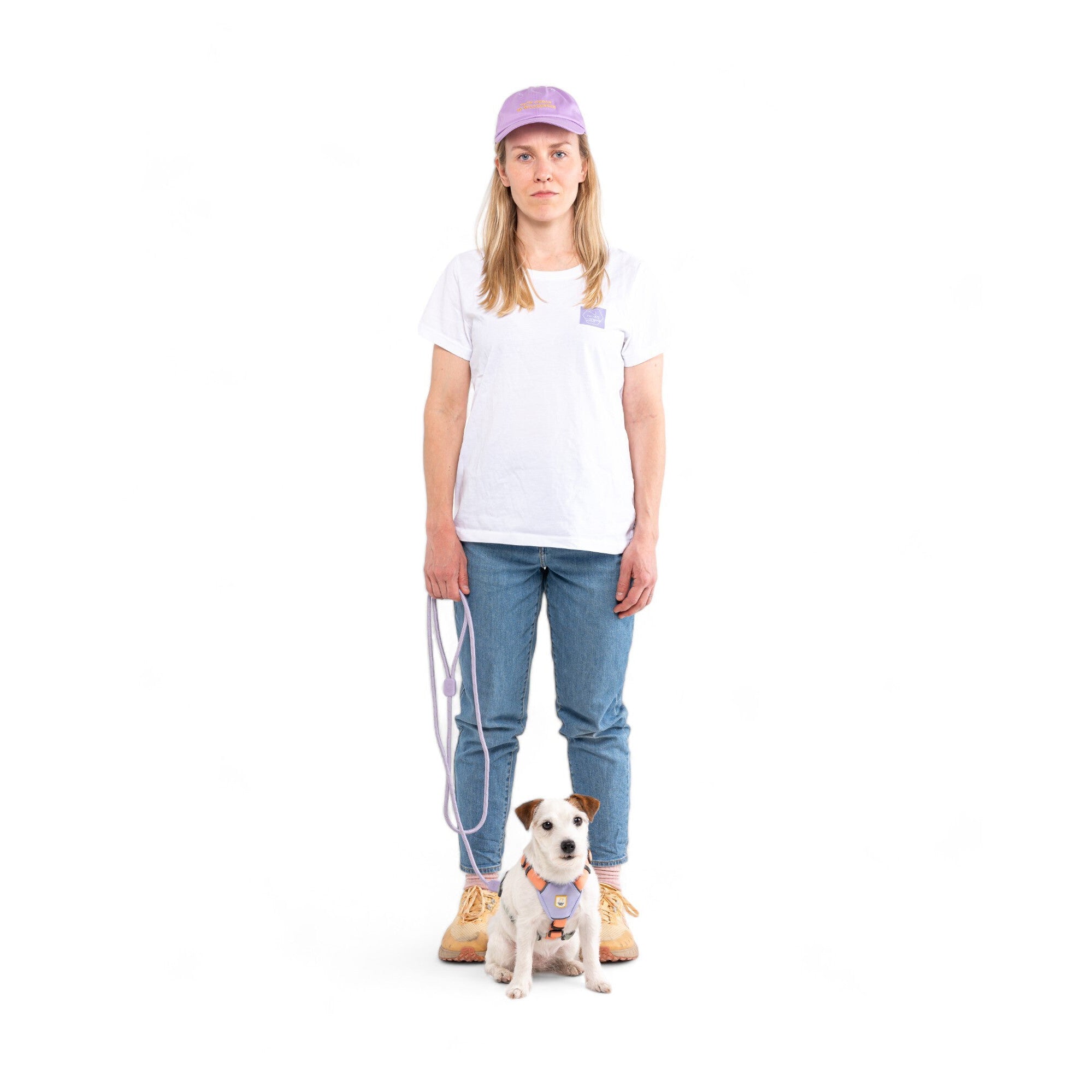 Color Block Dog Harness Salmon Pink Mix - Afbeelding 4