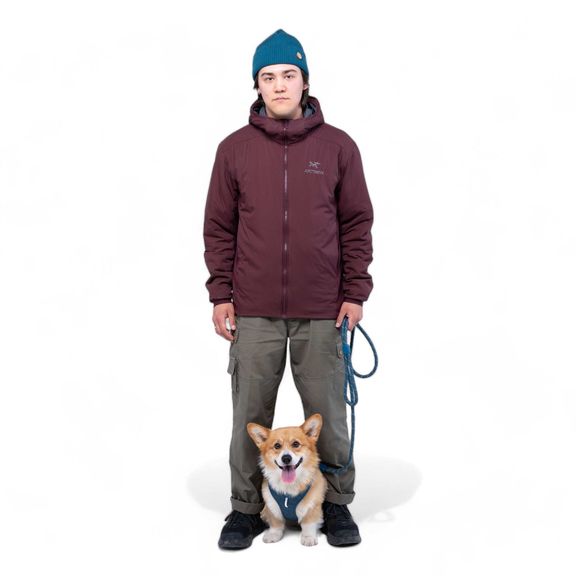Rope Dog Leash Deep Teal - Afbeelding 2